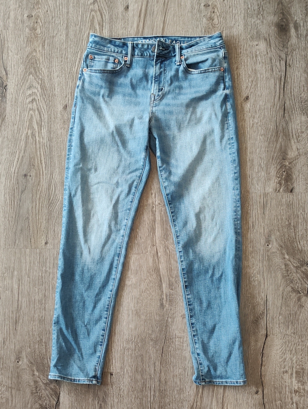 American Eagle Light Blue Athletic Fit Airflex Men's Jeans